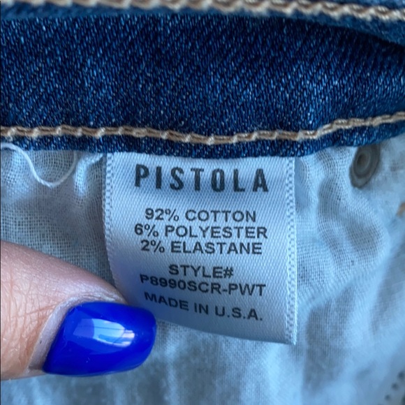 Pistola High-waisted Ripped Cropped Jeans - Picture 6 of 6